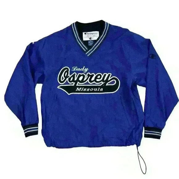 Champion Vintage Lady Osprey Missoula Pullover Jacket Small - Picture 2 of 12